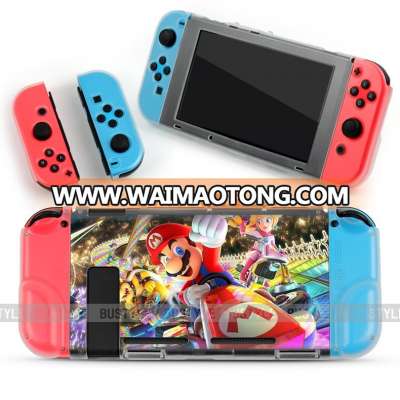 The Latest Clear PC Hard Custom Printed Case For Nintendo Switch Protective Crystal Case